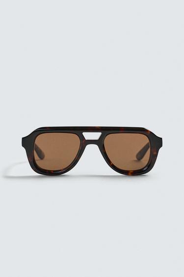 OVAL SUNGLASSES - Brown by Zara