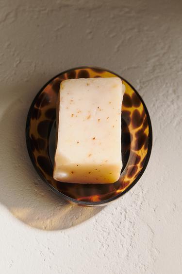 LEOPARD GLASS SOAP DISH - Leopard by Zara