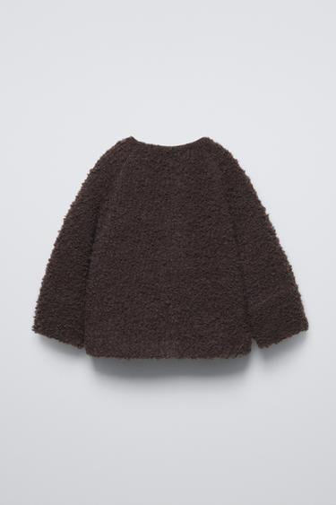 WOOL AND ALPACA JACKET - Brown by Zara - Image 1