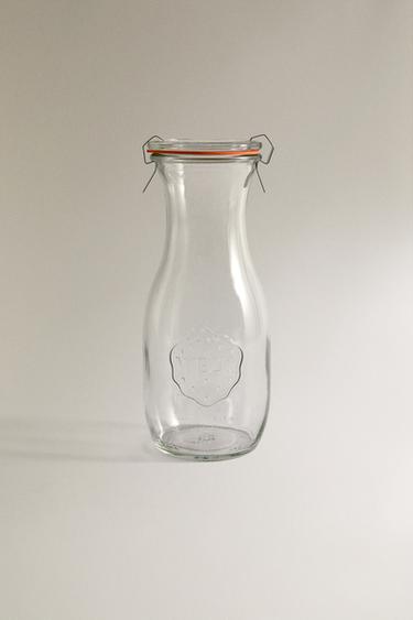 WECK BOTTLE WITH AIRTIGHT LID - Transparent by Zara - Image 0