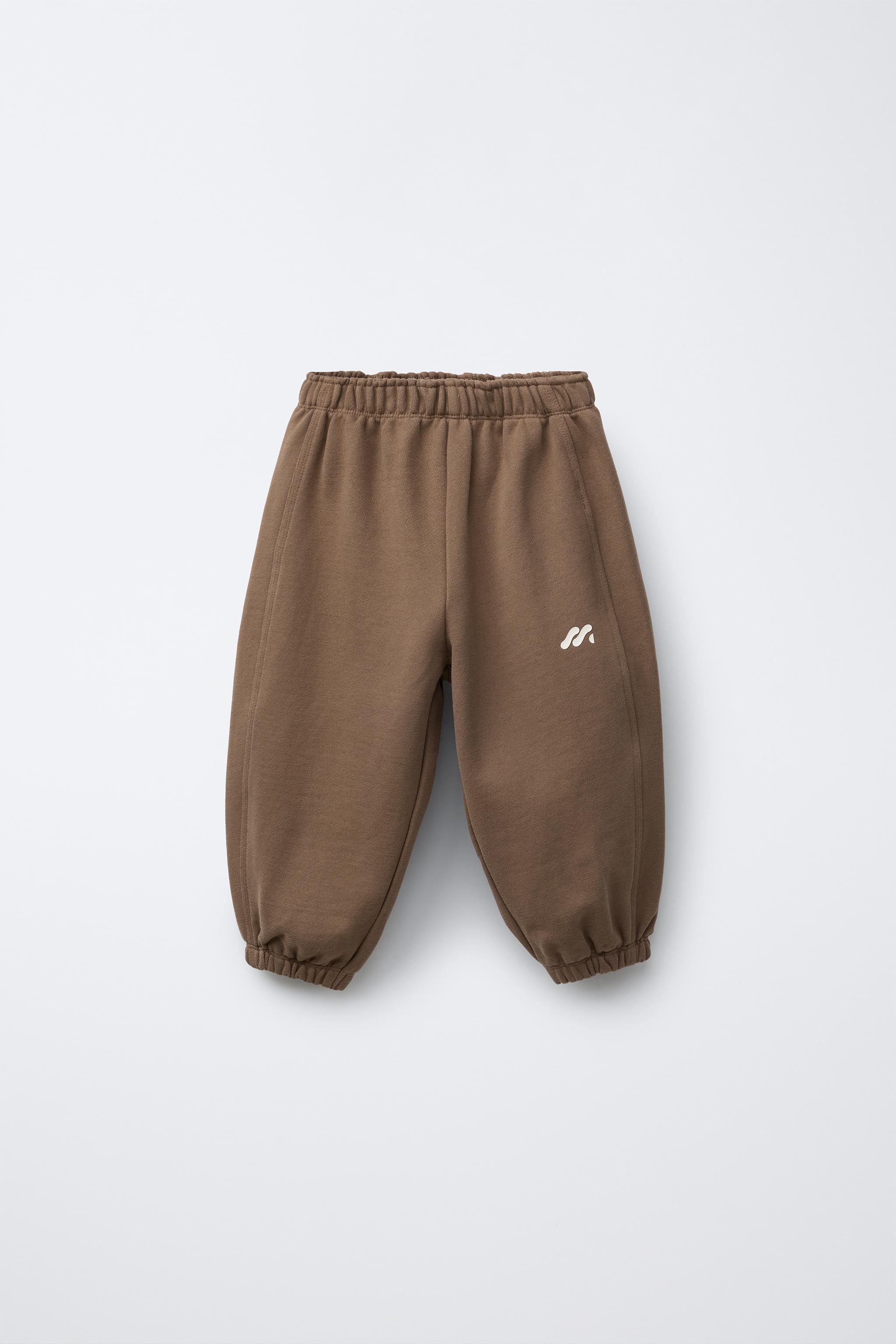 PANTALON JOGGER MOLLETONNÉ AVEC LOGO