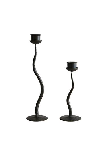 CANDELABRO HIERRO ONDULADO - Bronce de Zara