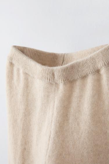 PANTALÓN SAROUEL CASHMERE - Beige claro de Zara