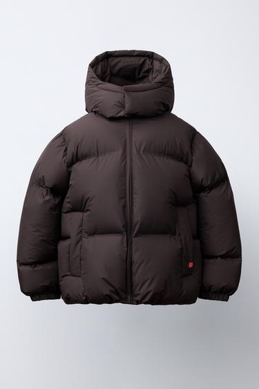 ABRIGO ACOLCHADO WATERPROOF - Burdeos claro de Zara