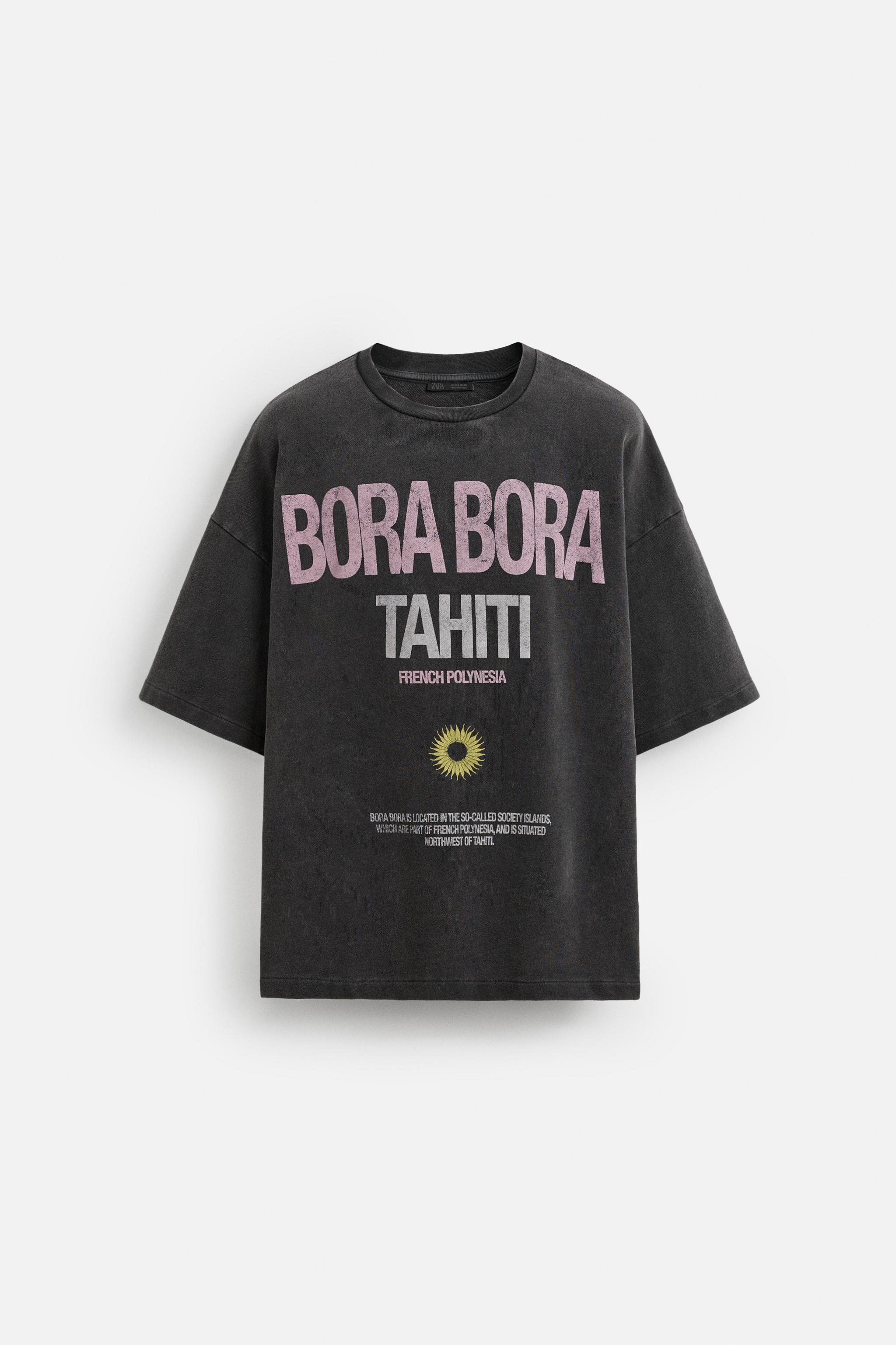 TEXT WASHED SWEATSHIRT - Dark anthracite | ZARA United States