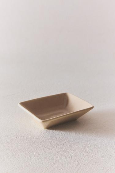 STONEWARE APPETISER BOWL - Taupe grey by Zara - Image 5