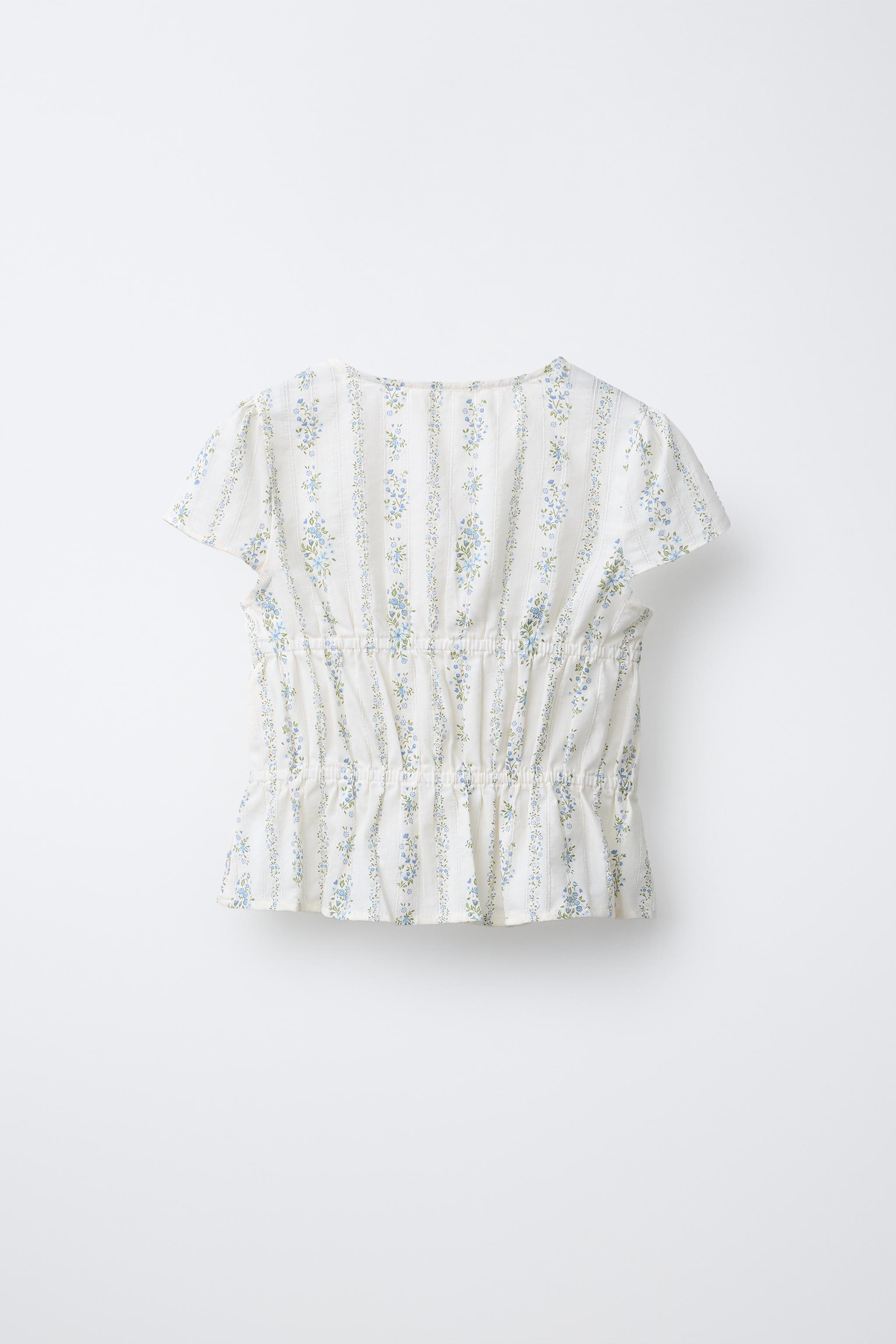 TOP IMPRIMÉ FLEURS