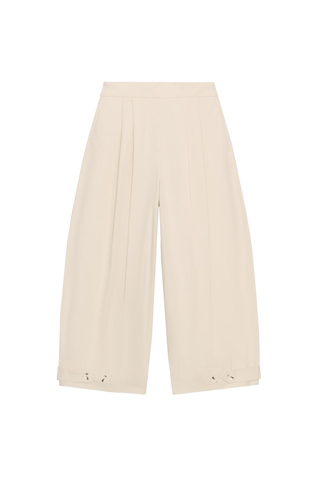 ADJUSTABLE HEM BARREL PANTS - image 3