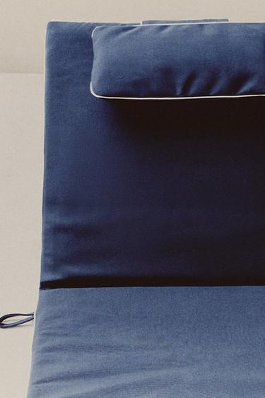 Zara FOLDING BEACH GROUND LOUNGER - 藍色