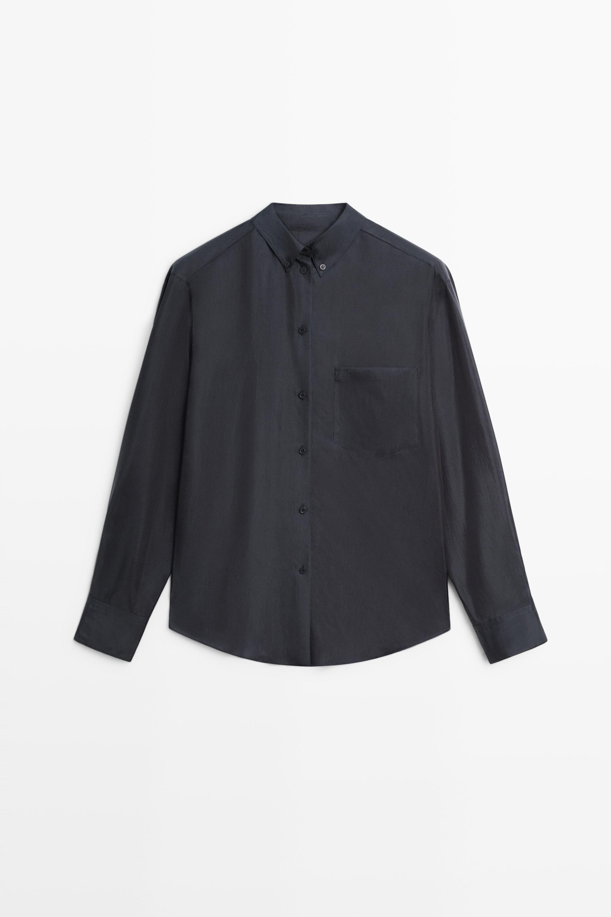Chemise fluide à poche