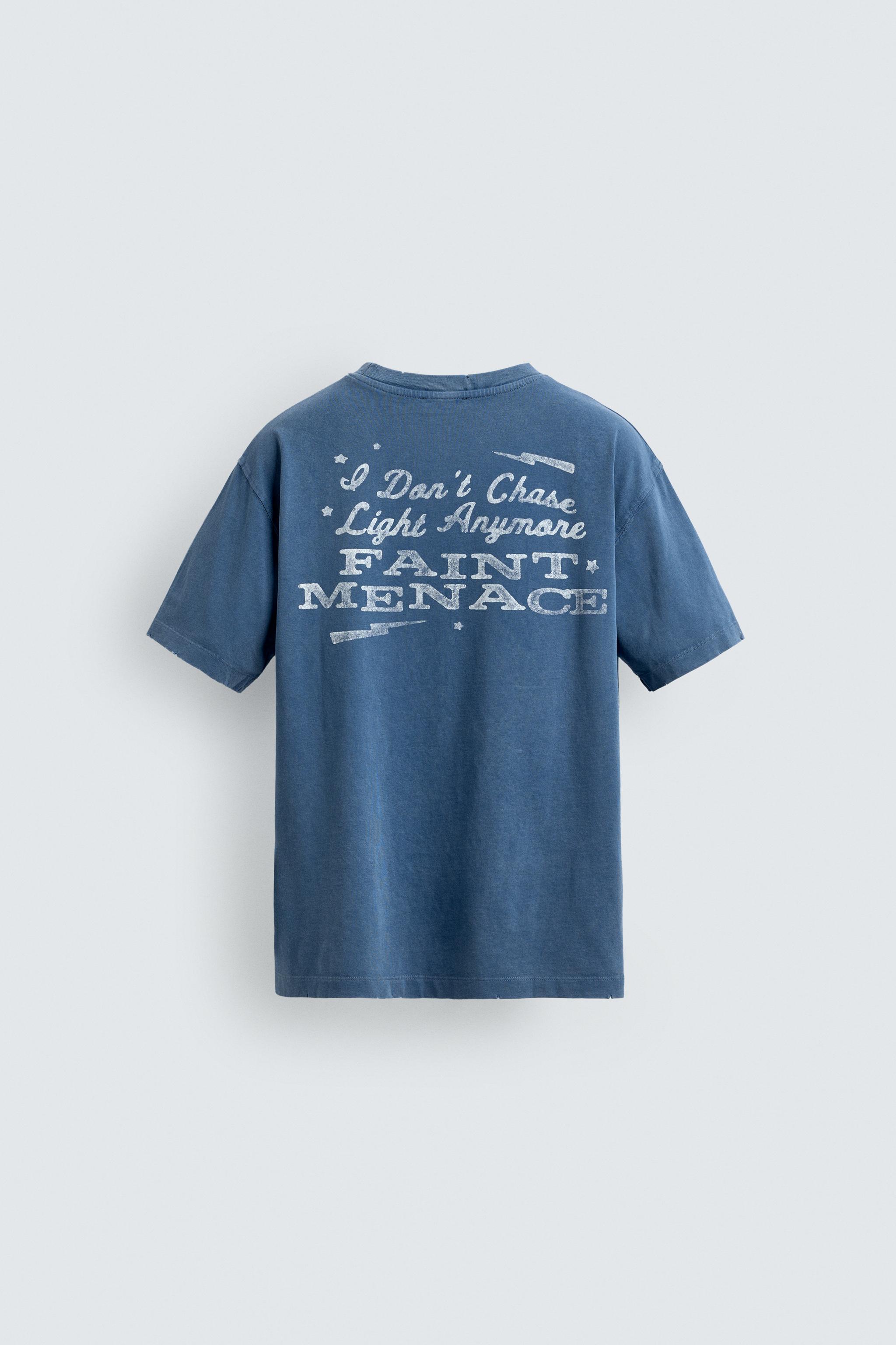 WASHED TEXT T-SHIRT