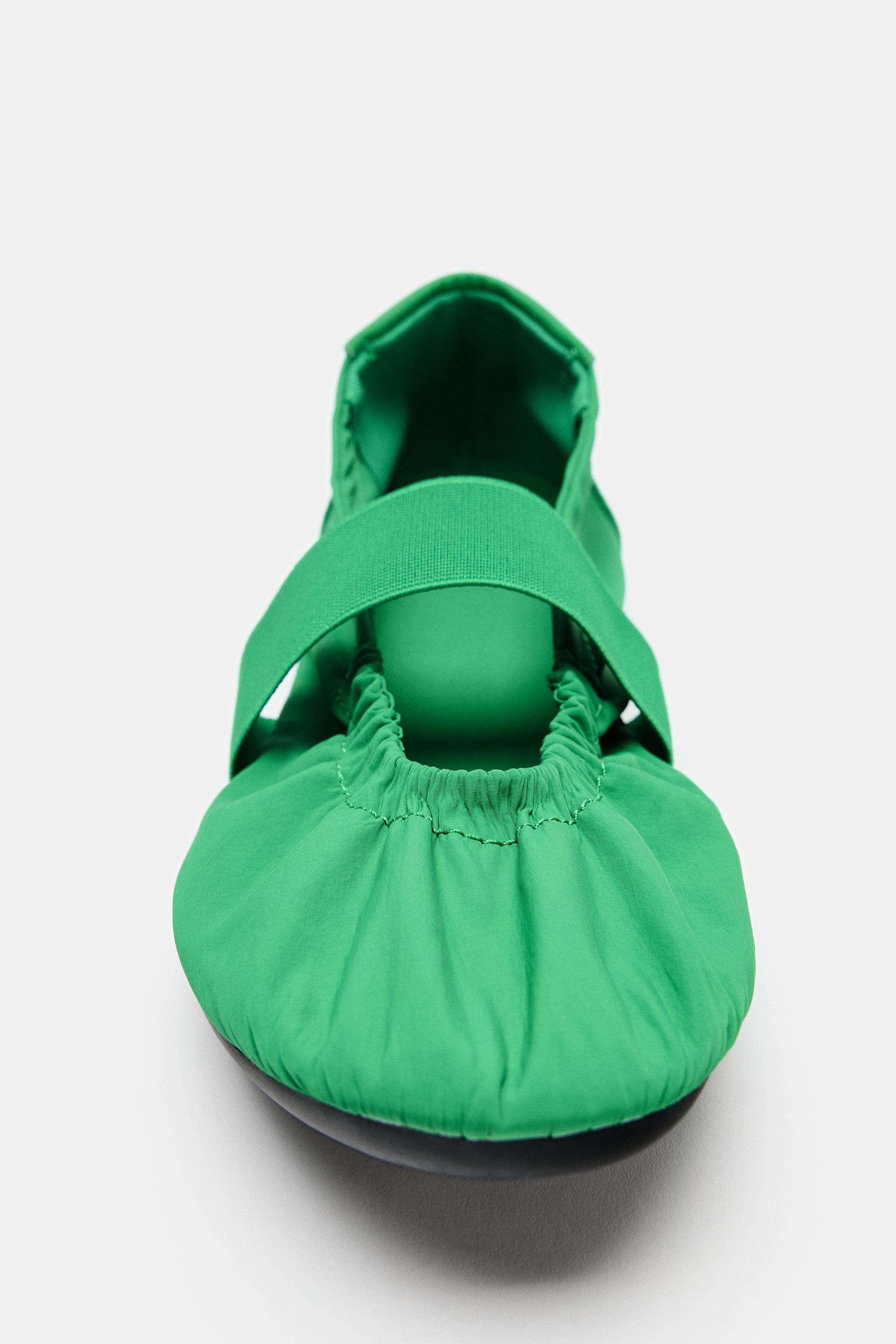 ELASTIC SPORTY BALLET FLATS