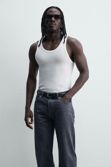 JEAN COUPE DROITE - Indigo de Zara - Image 4