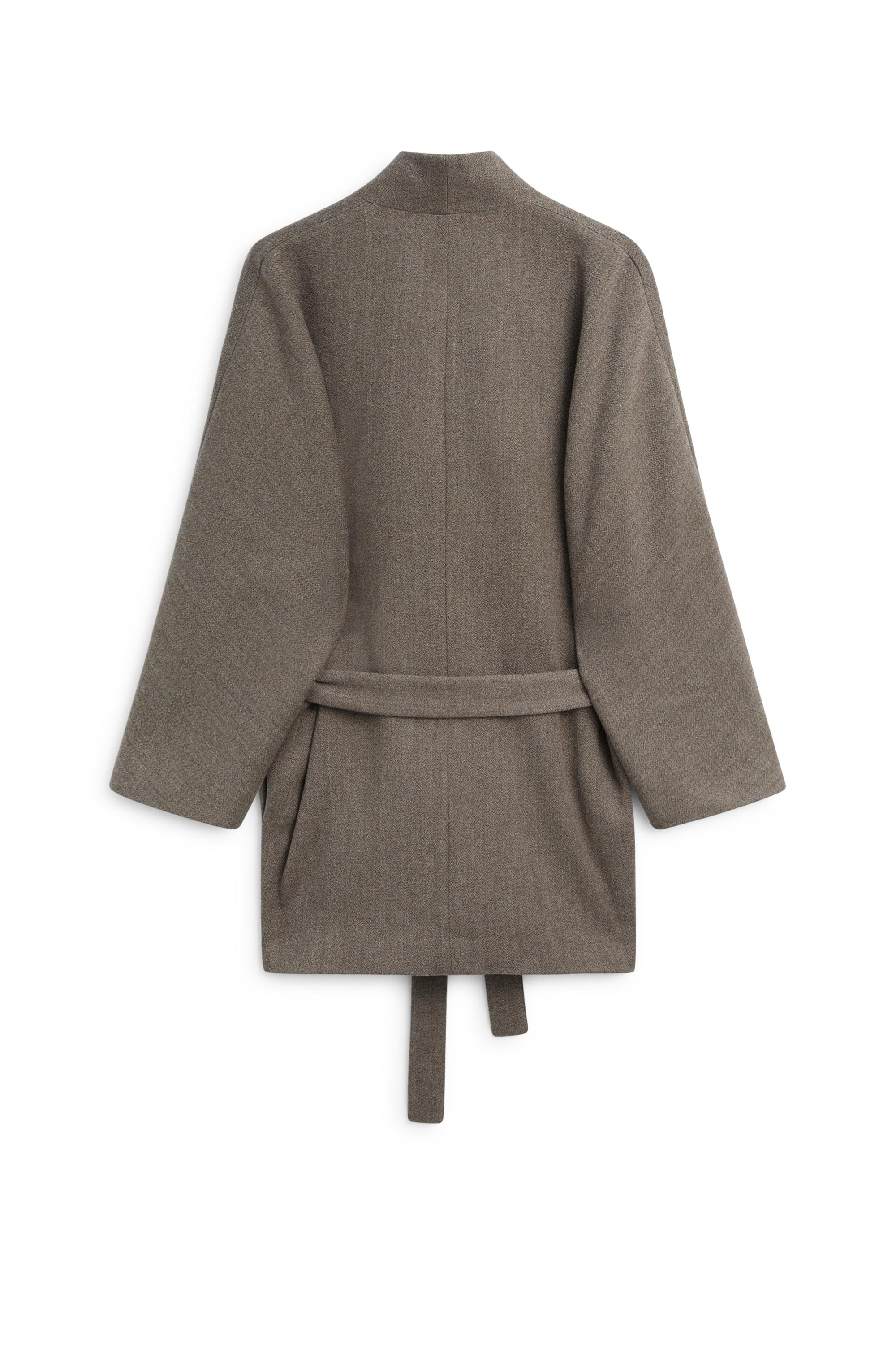 Wool blend belt detail coat - LIMITED EDITION