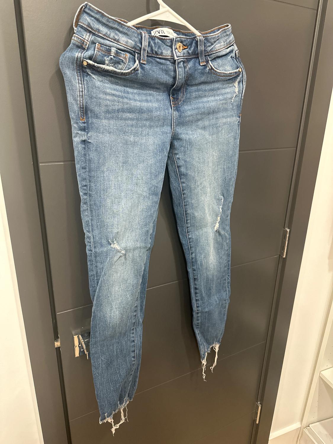 Z1975 MID RISE RIPPED SKINNY JEANS - Image 2