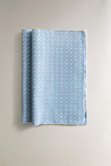DOTTED NEEDLECORD PLACEMAT - Blue by Zara - Image 1