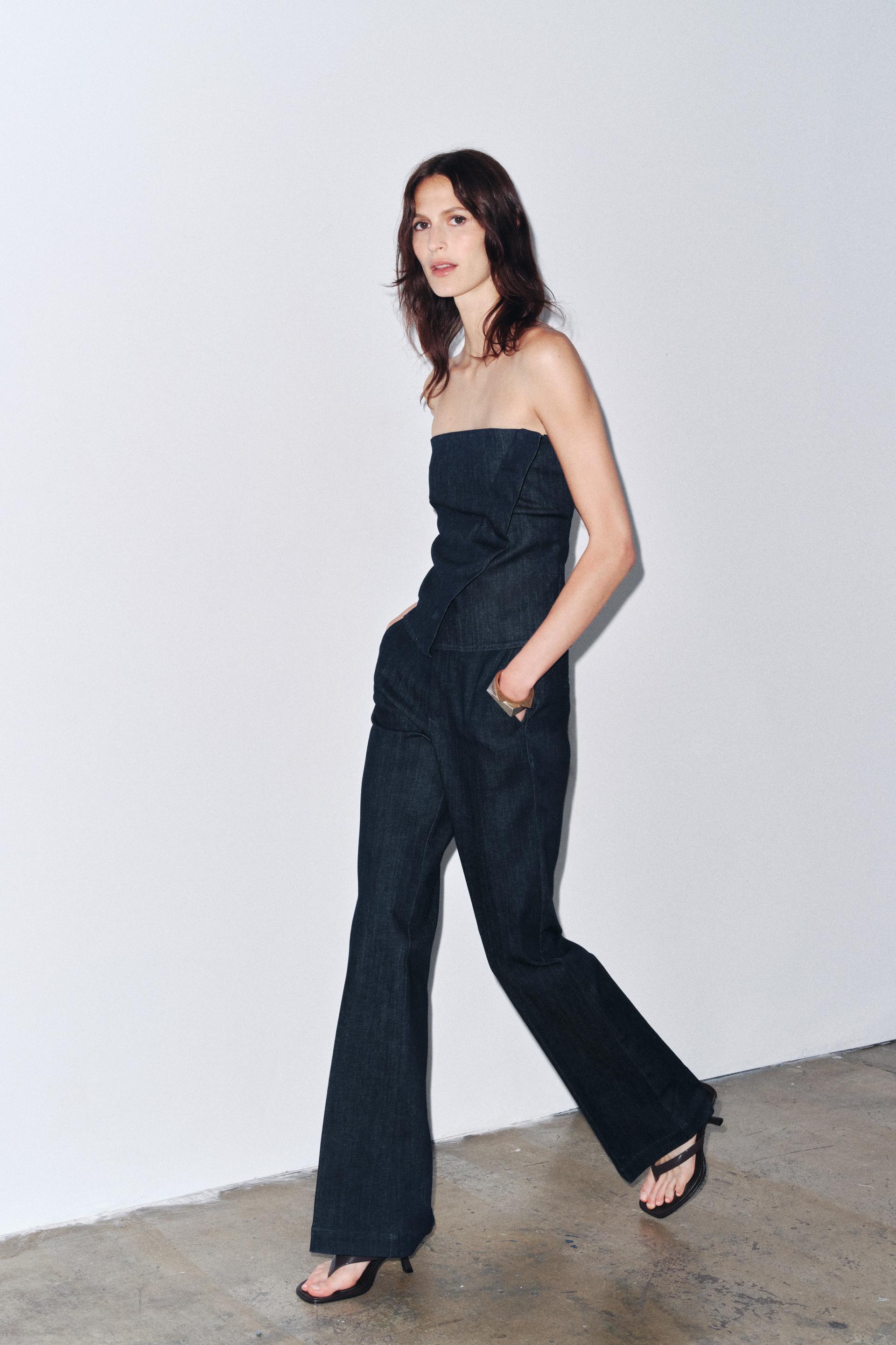 ZW COLLECTION FLARE MID-RISE JEANS