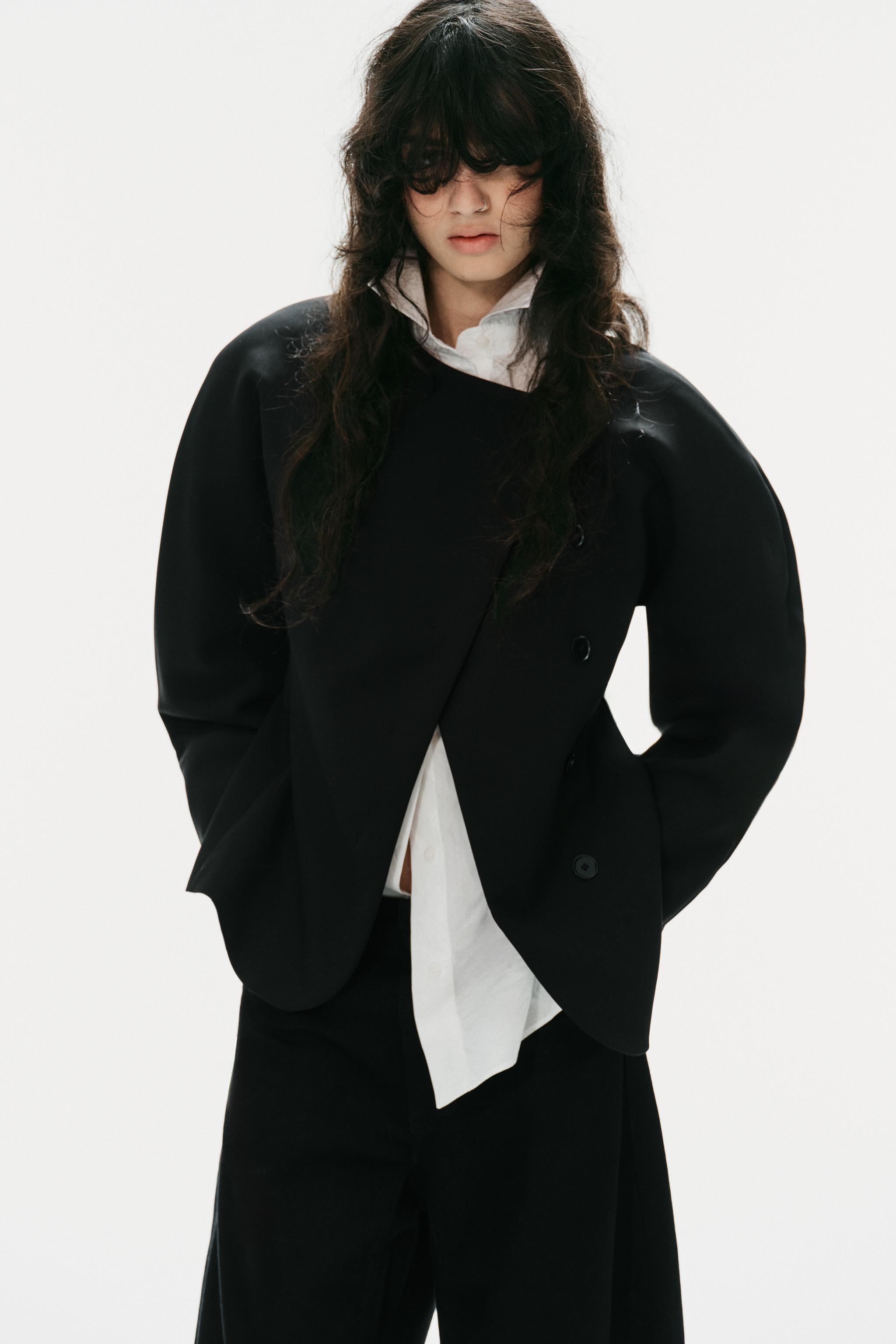 VESTE CROISÉE VOLUME