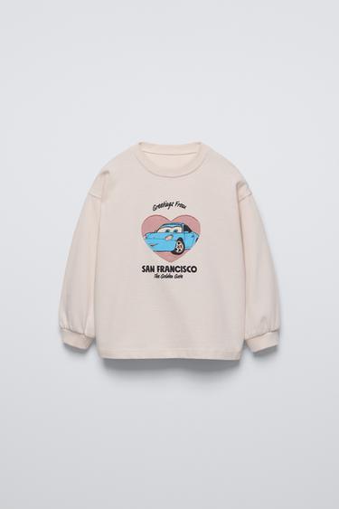 Zara CARS LIGHTNING MCQUEEN © DISNEY T-SHIRT - Ecru / Beige