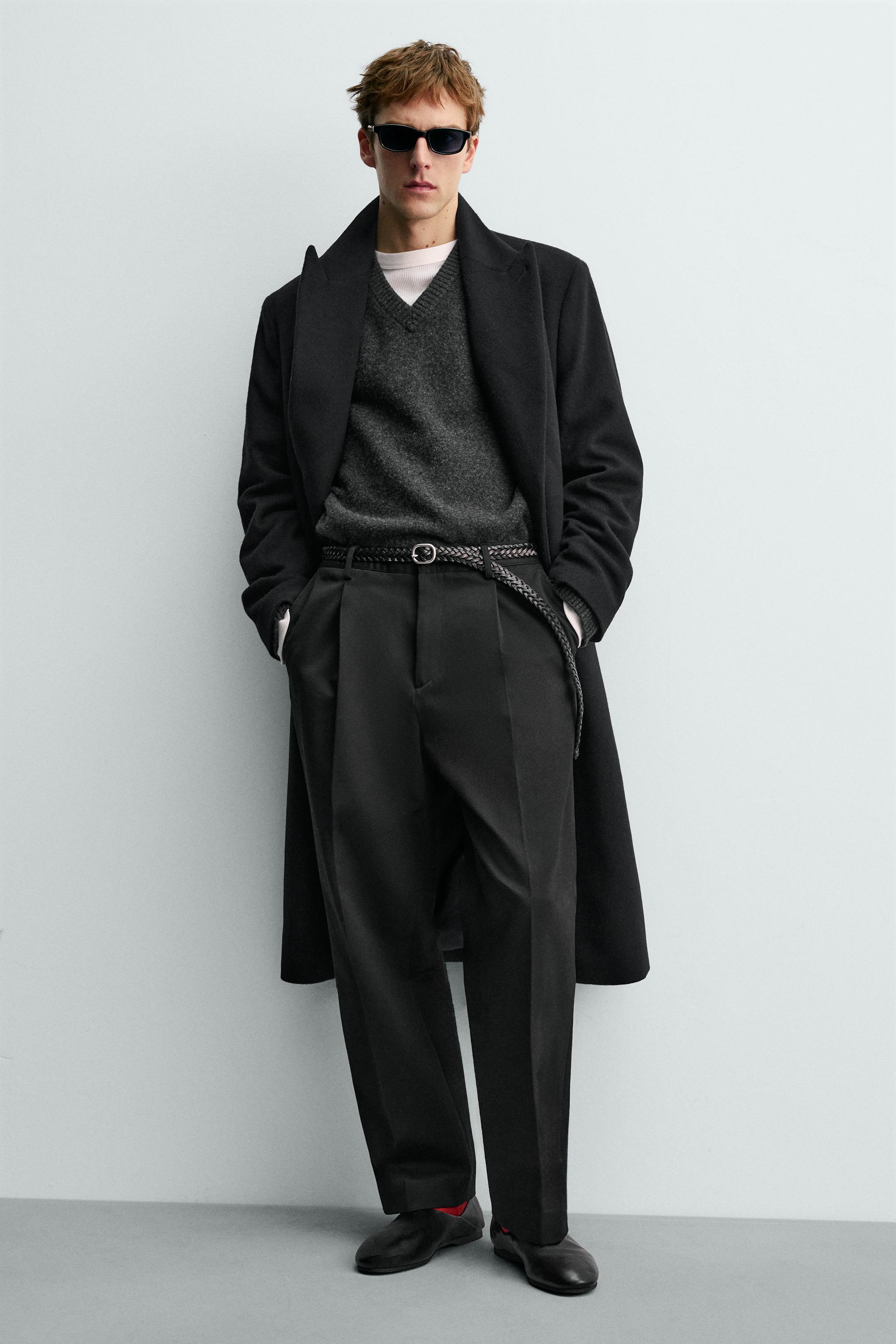 LEATHER SHOES WITH VIBRAM® SOLE AARON LEVINE X ZARA - Black | ZARA