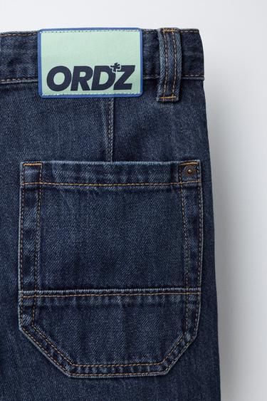 SKATER STRAIGHT LEG JEANS - Blue by Zara - Image 3