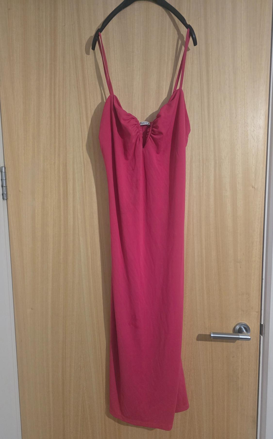 CAMISOLE DRESS WITH GATHERED DETAIL