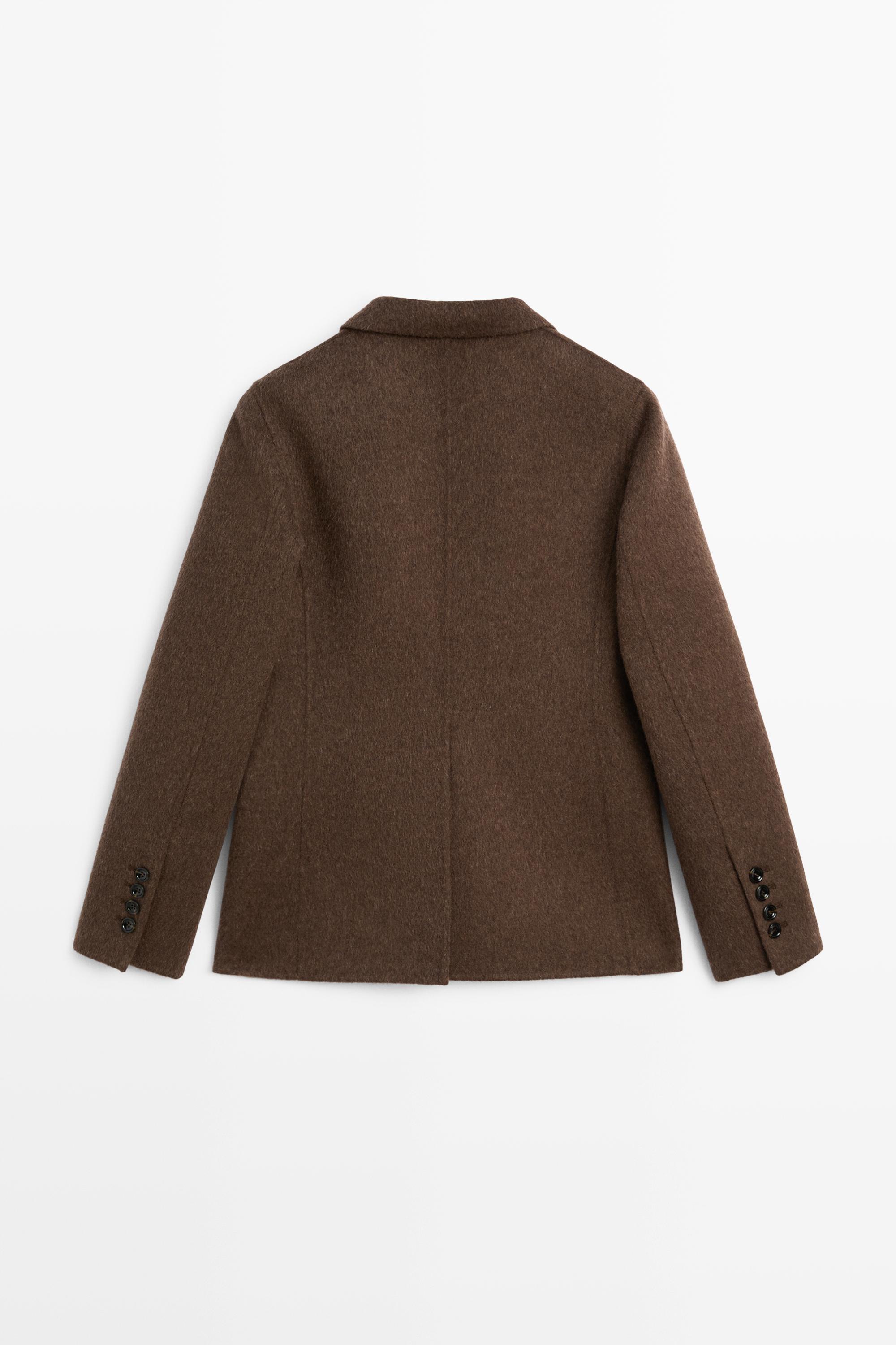 Wool blend blazer