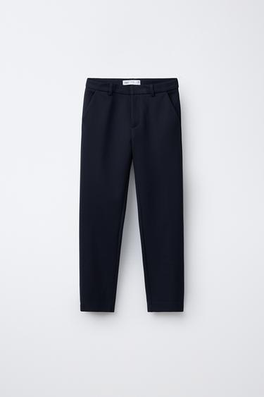 COMFORT SUIT TROUSERS - Navy blue by Zara
