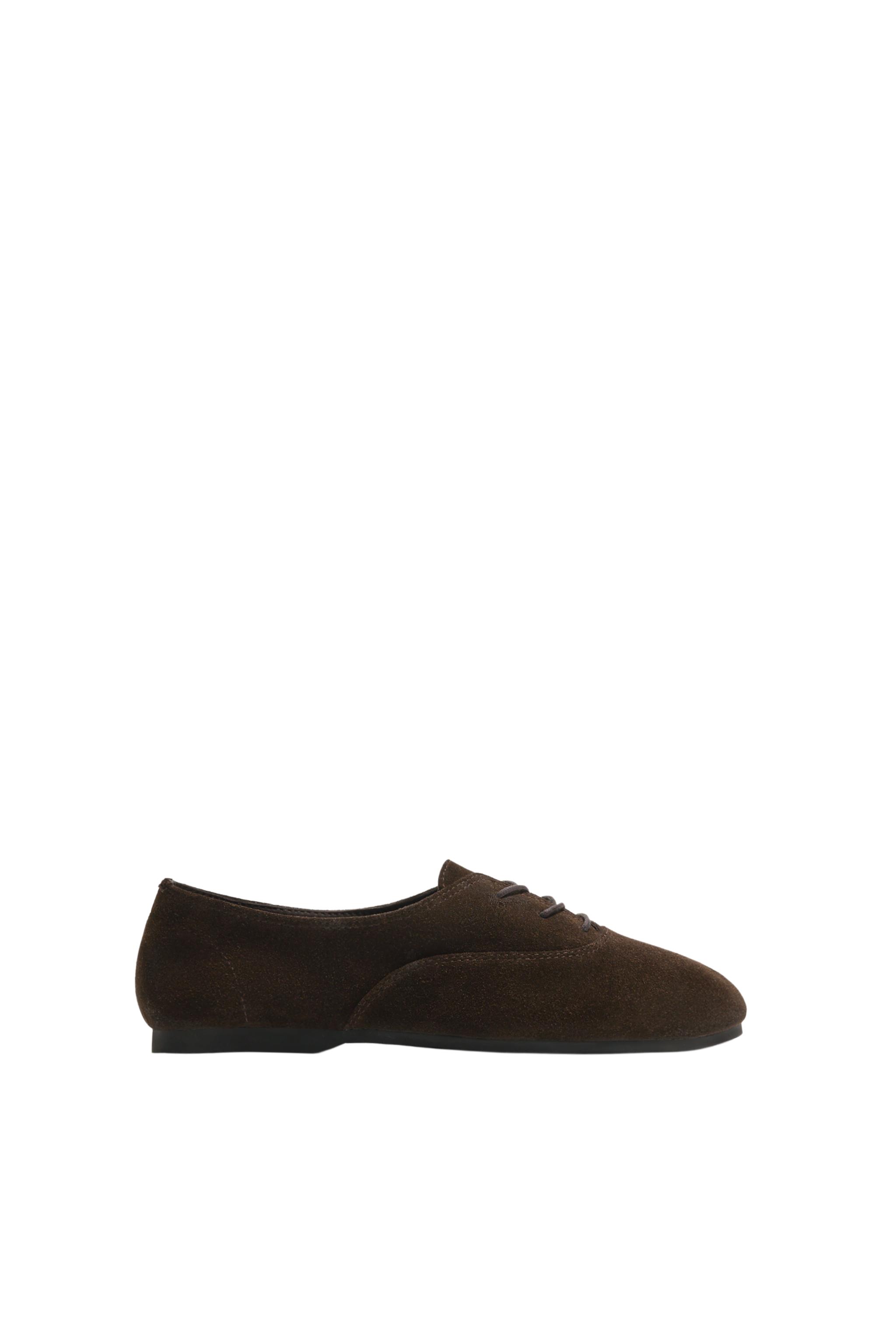 VIBRAM®ソール レザーシューズ AARON LEVINE X ZARA - ブラウン | ZARA