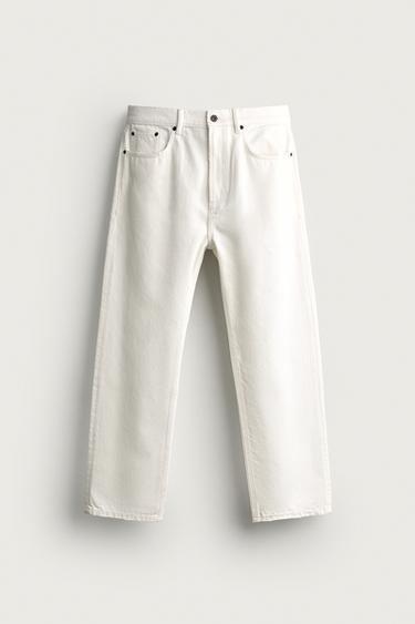 BAGGY FIT JEANS — White 1