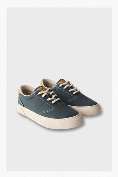TENNIS SKATE - Gris de Zara