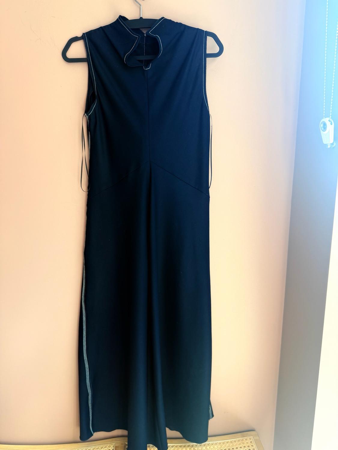 ZW COLLECTION TOPSTITCHED MIDI DRESS - Image 4