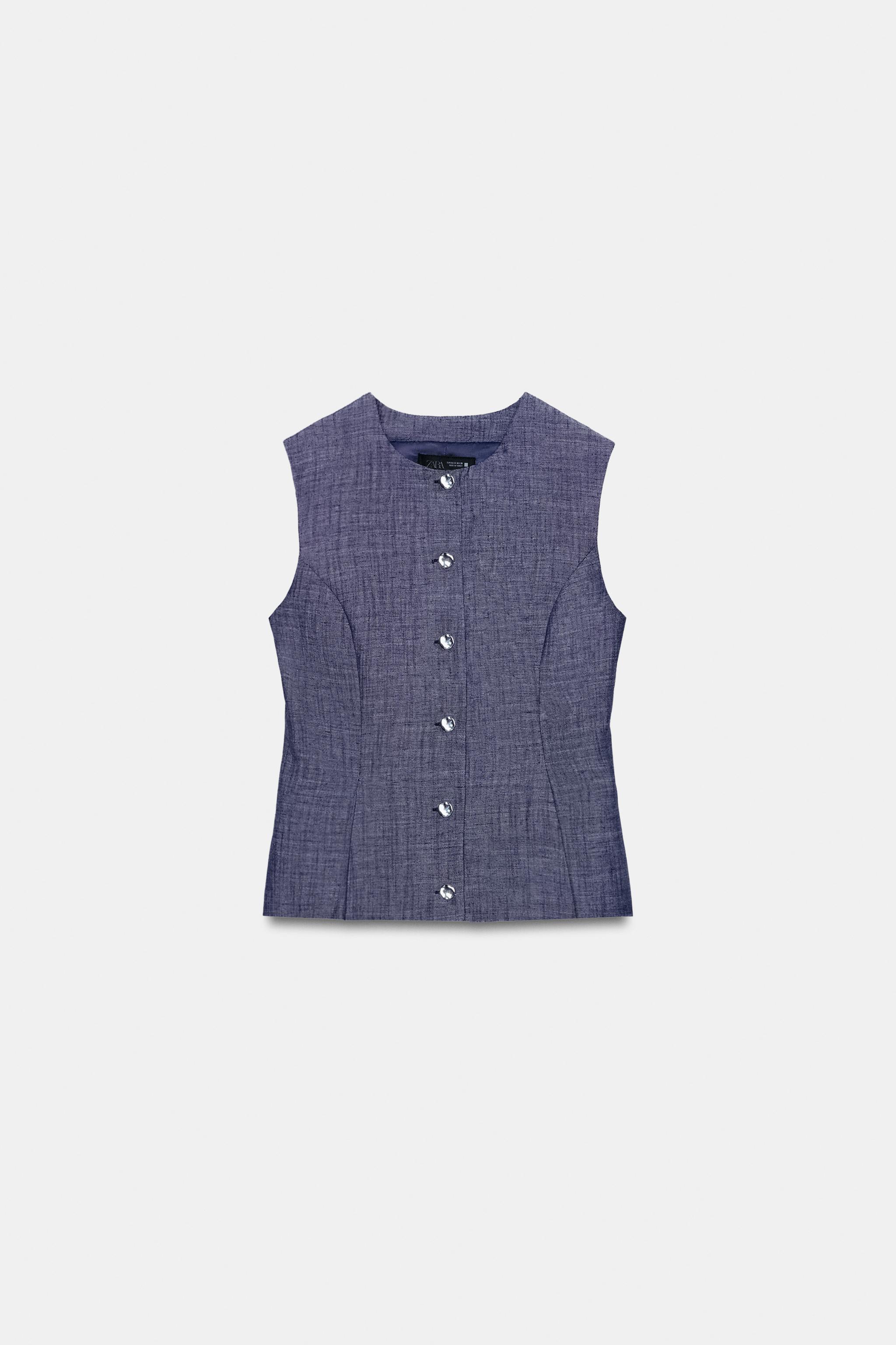 DARTED VEST SET