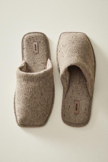CHAUSSONS TISSU CHAUD - Beige de Zara - Image 5
