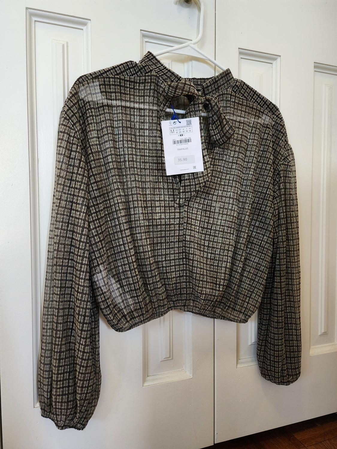 SHINY PLAID TOP - Image 2