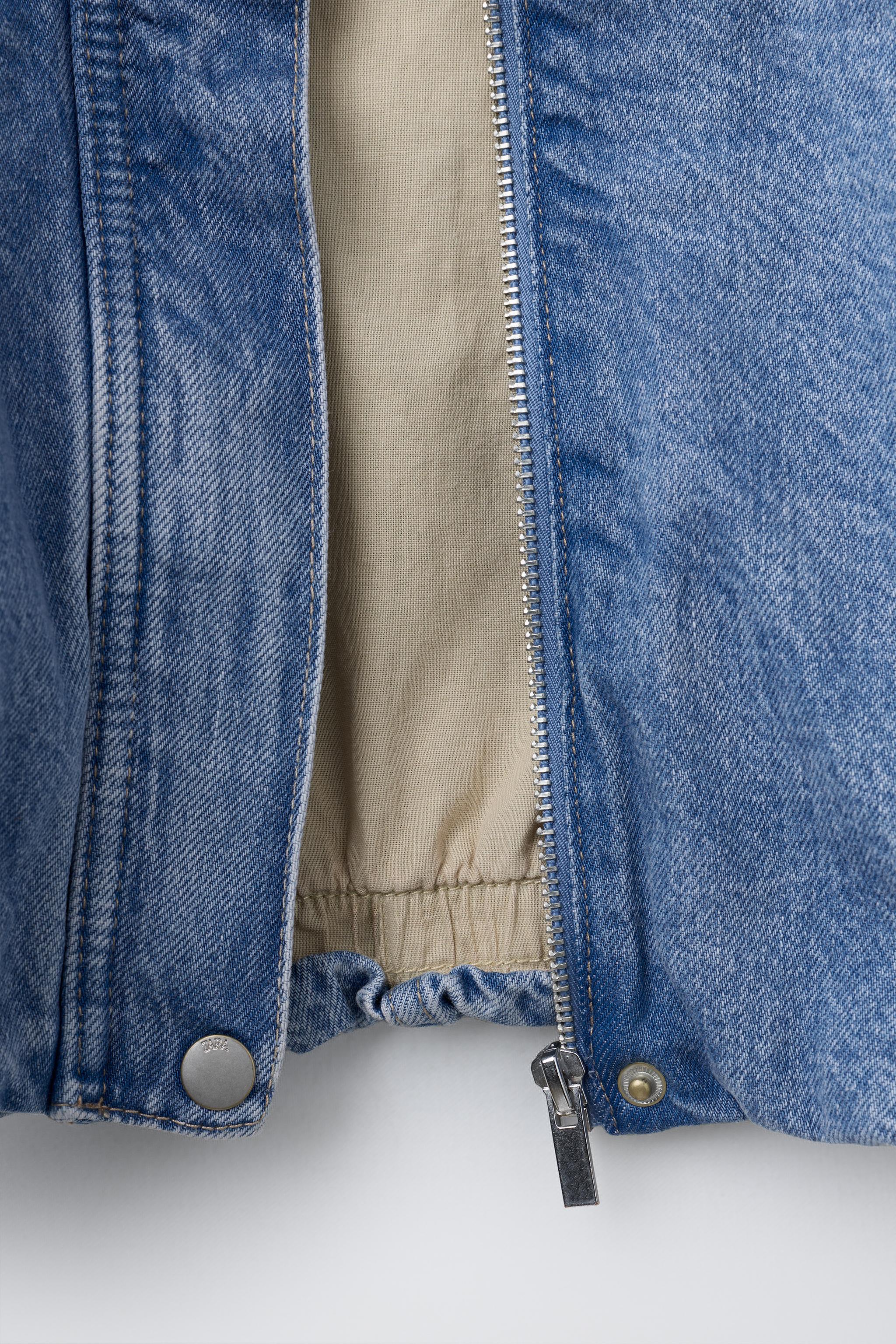 BLOUSON BOMBER EN DENIM