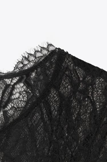 LACE TOP - Black de Zara - Image 6