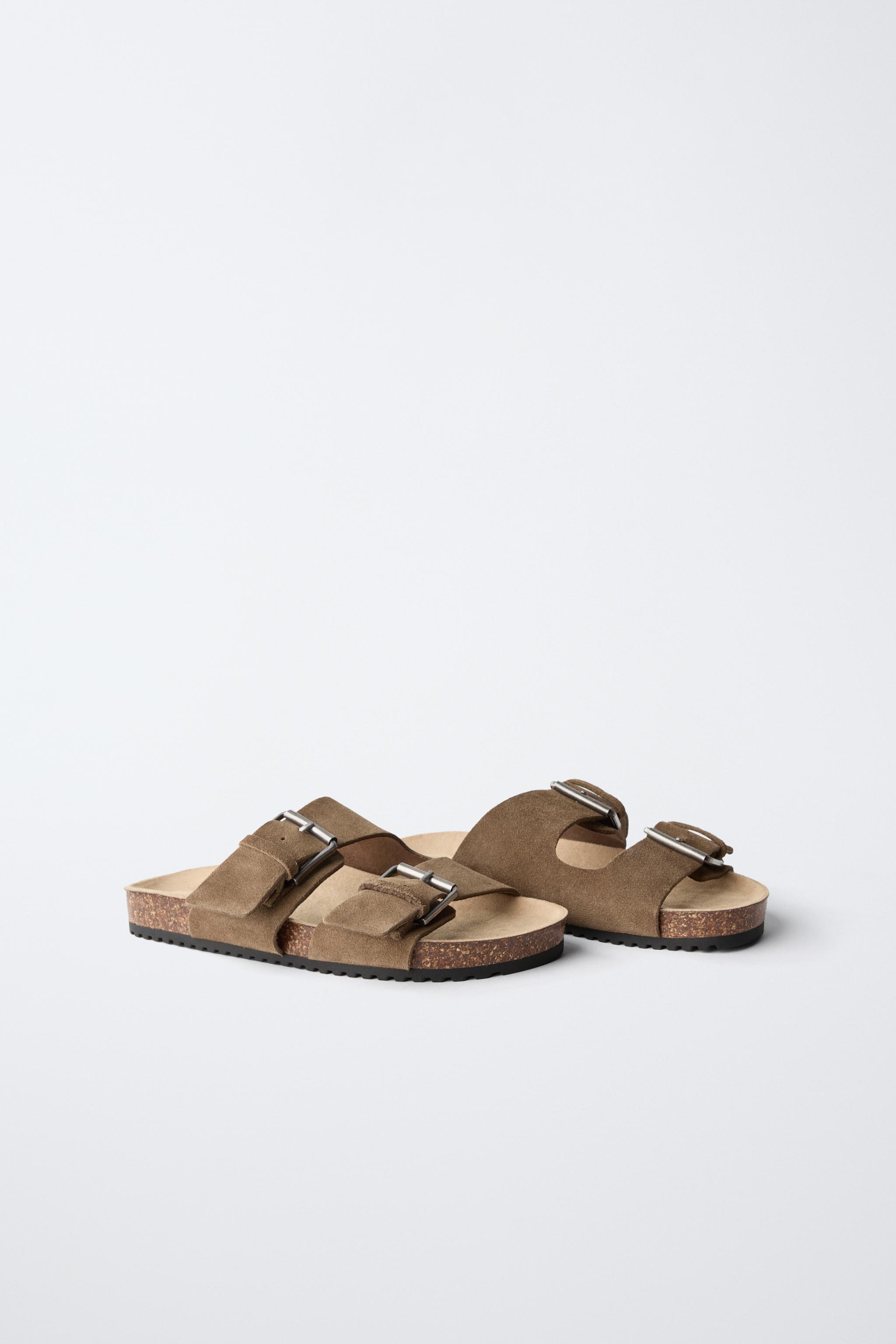 SANDALES EN CUIR