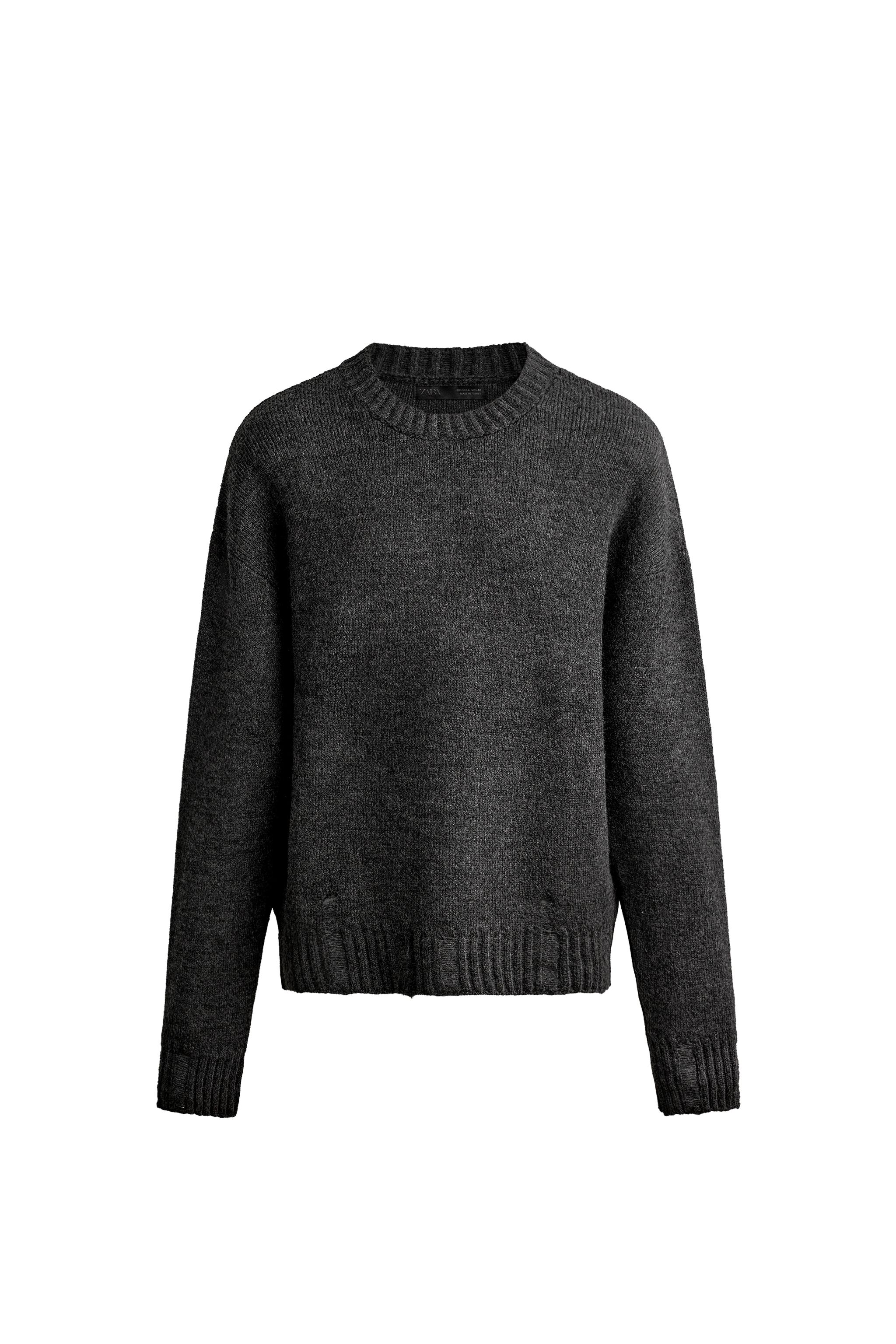JERSEY RELAXED FIT ACABADOS DESAGUJADOS