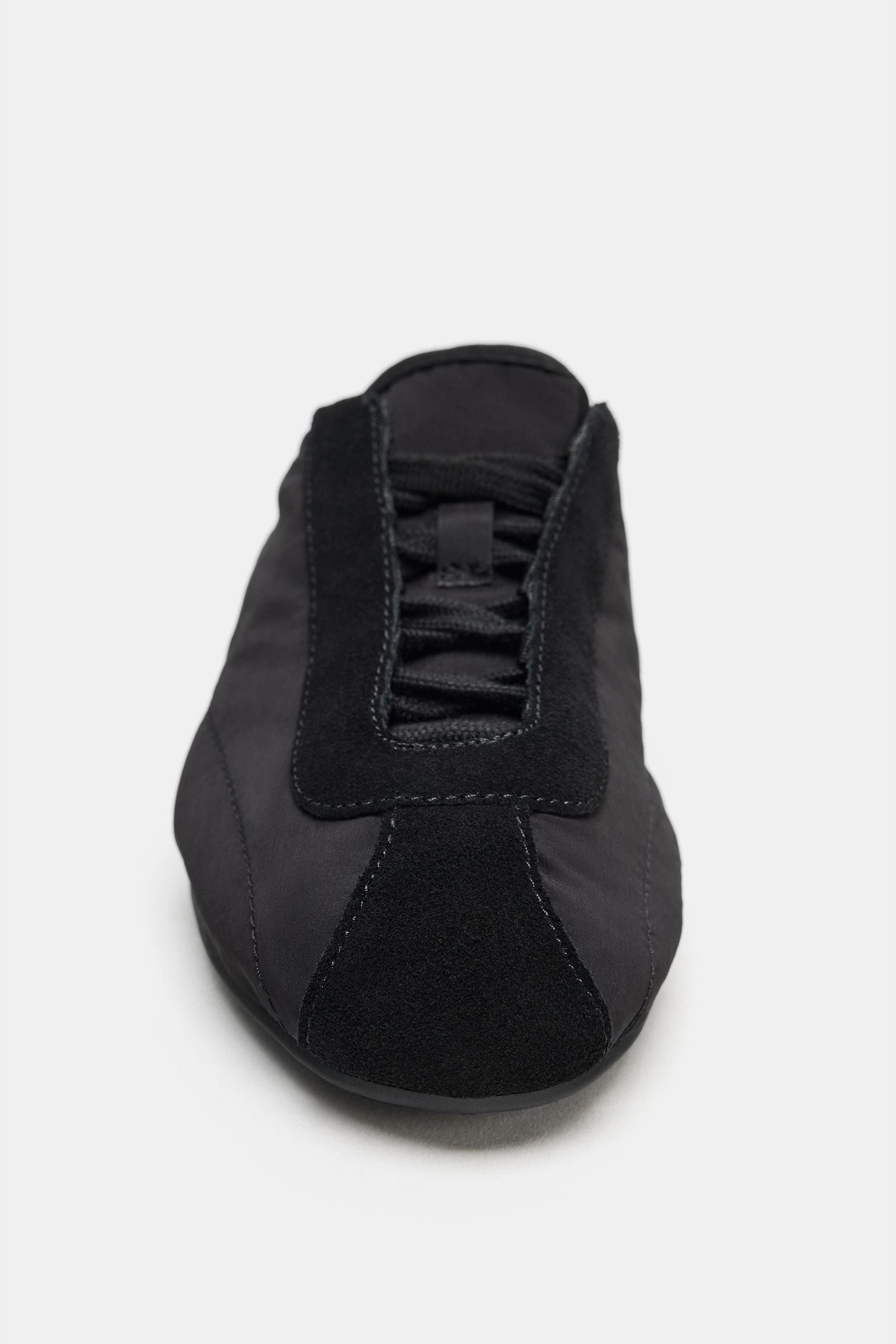 FABRIC COLLAPSIBLE HEEL SNEAKERS