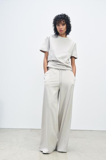 بنطلون HEAVY COTTON - رمل الخاص بـ Zara - صورة 0