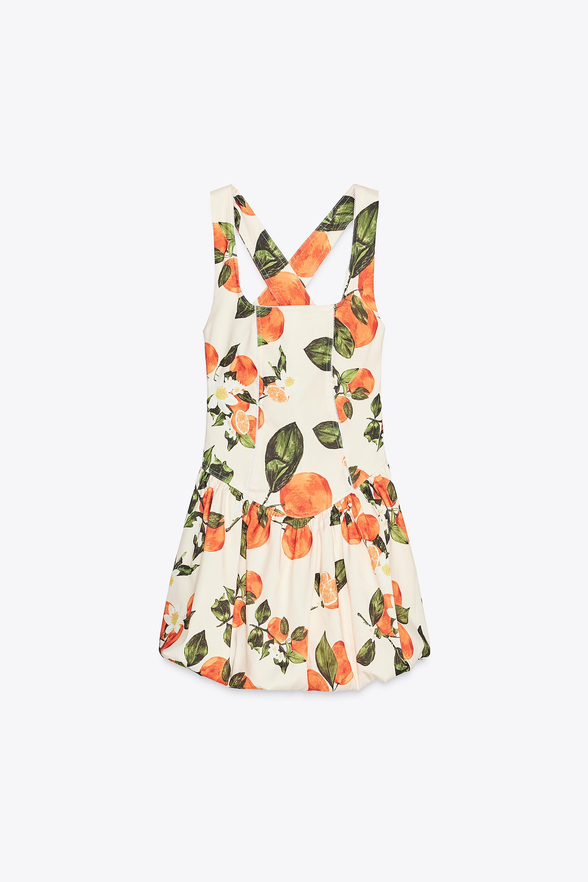 ZARA プリント柄ショートワンピース 0085/190 ZARA プリント柄ショートワンピース 0085/190 (ZARA/ワンピース