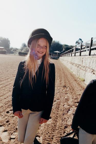 Zara Jahaće helanke – bež laporna boja