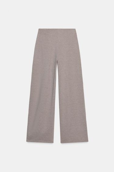 PANTALON SERGÉ À BOUTONS - Vison de Zara - Image 6