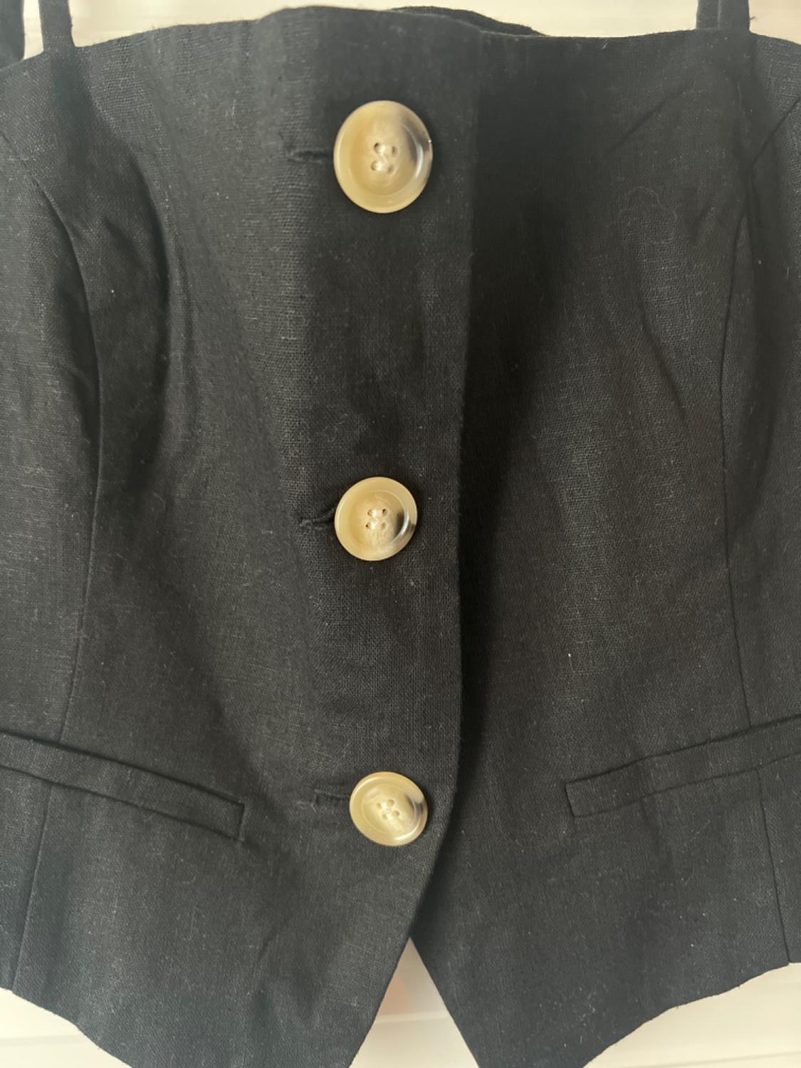 LINEN BLEND TANK TOP - Image 3