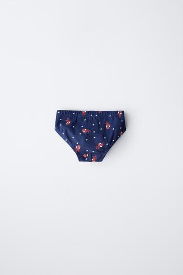 1 1/2-6 ANS/ PACK DE TROIS SLIPS SPIDEY © MARVEL - Bleus marine / Écrus de Zara - Image 3