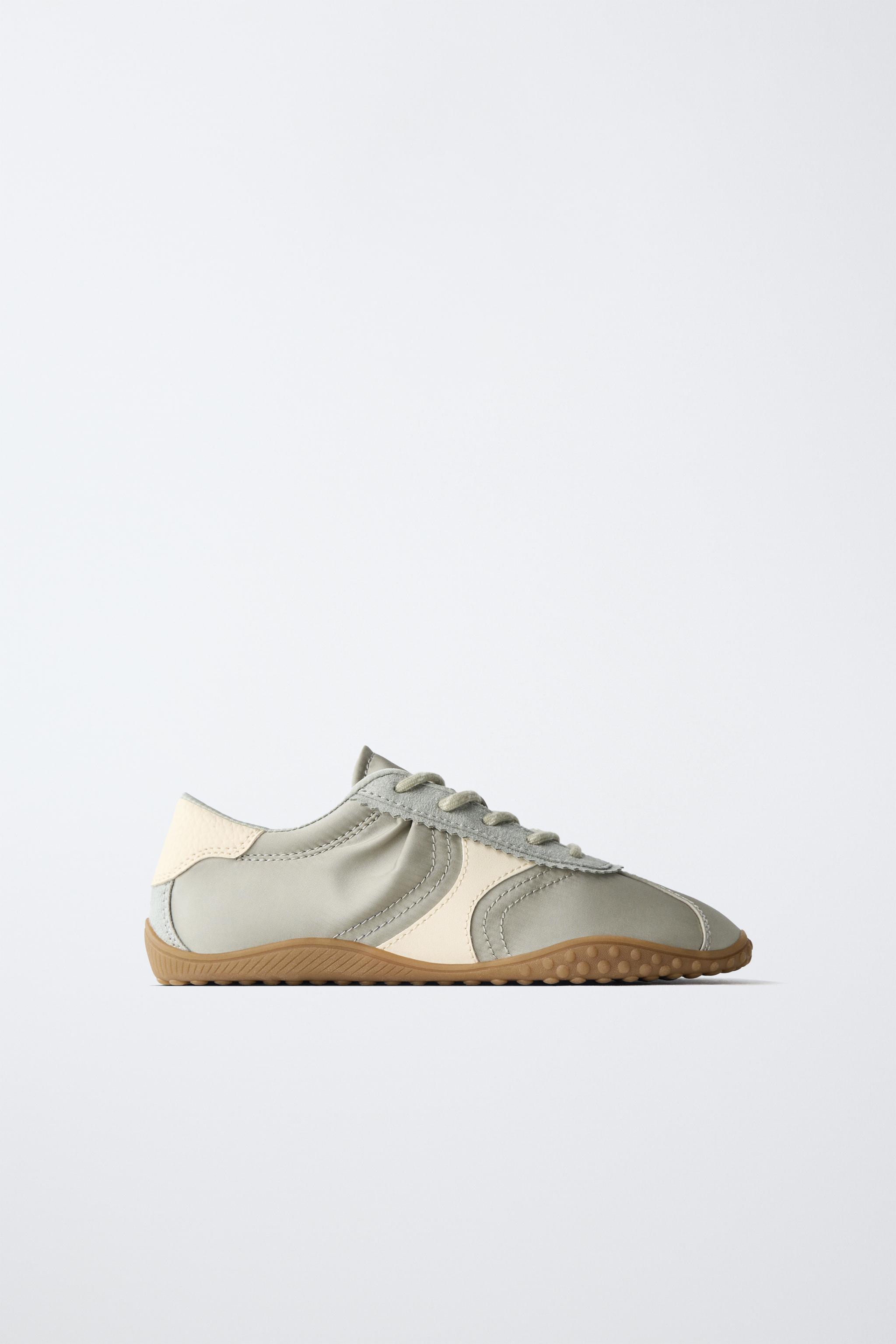 THIN-SOLE SNEAKERS — Green
