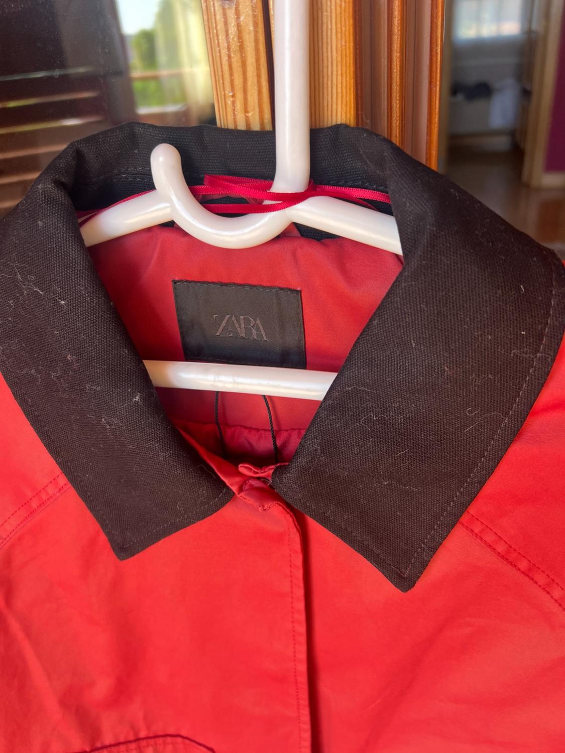 WAXED JACKET WITH CONTRAST COLLAR - Image 3