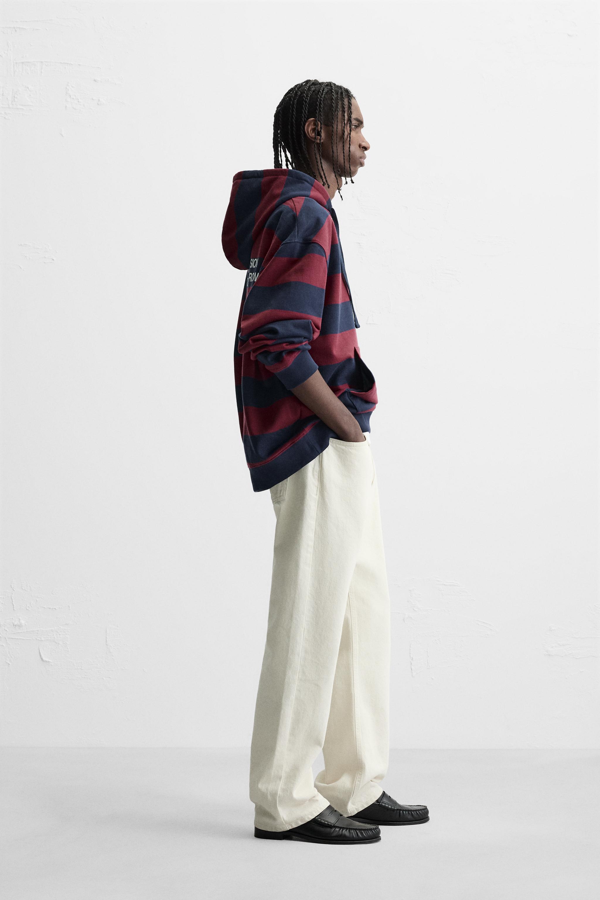 ★ZARA★ STRIPED HOODIE STRIPED KNIT HOODIE - striped | ZARA United States