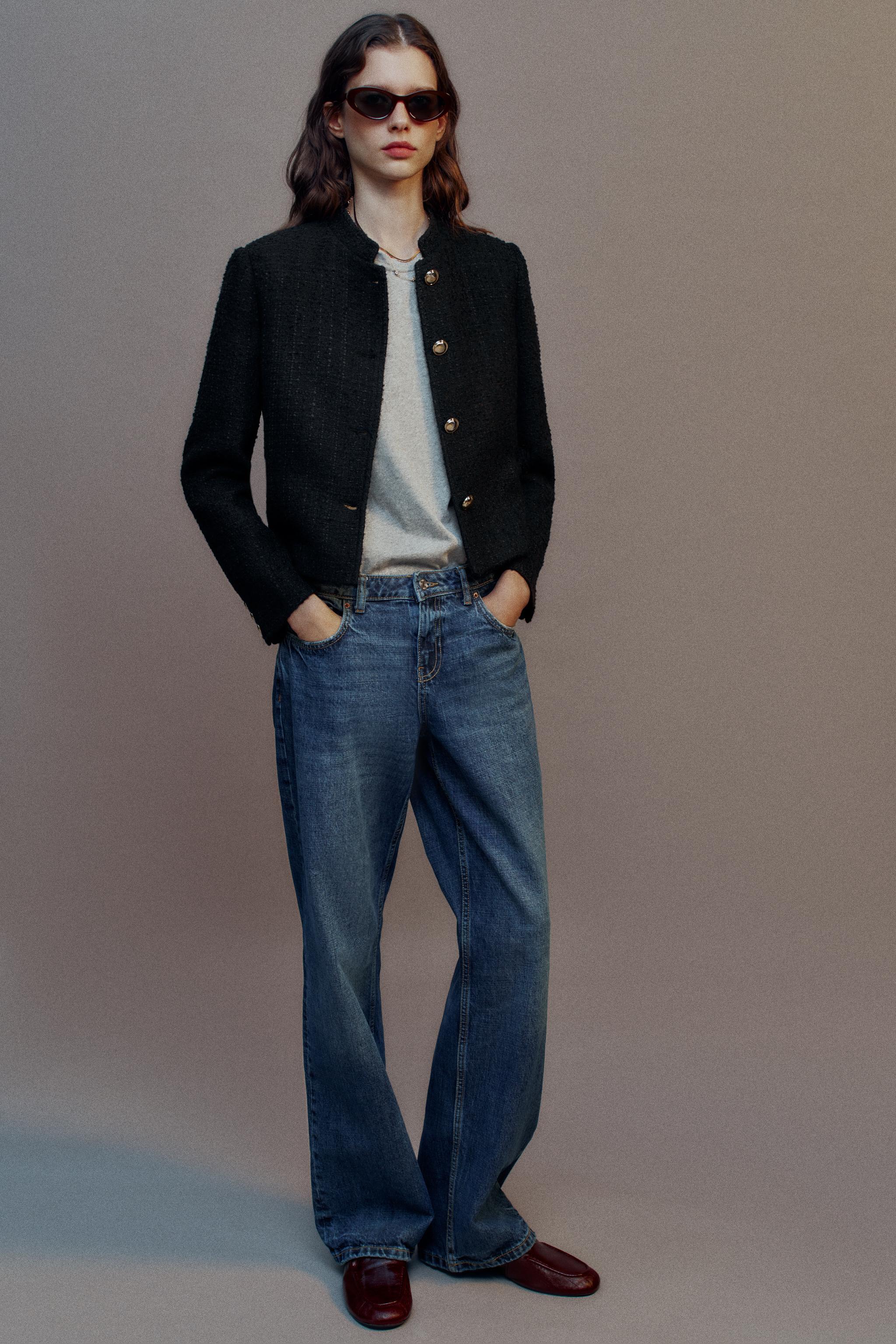 Blazer With Side Tabs by Zara